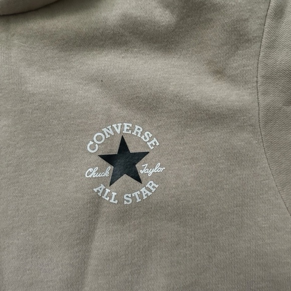 Youth Converse Beige Sweatshirt Sweatpant Set Size Medium (10-12) - Picture 4 of 6